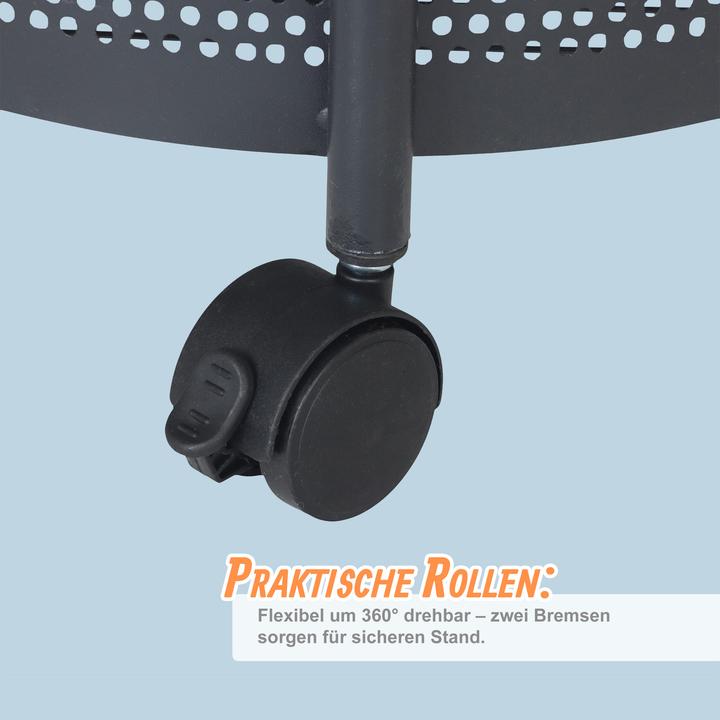 Image du produit Relaxdays Küchenwagen mit drehbaren Fächern