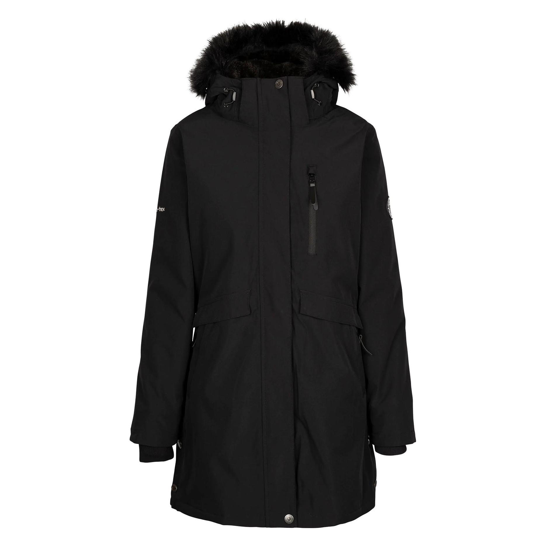 Trespass, Damen, Outdoorjacken, Zambel Jacke (M), Schwarz, M