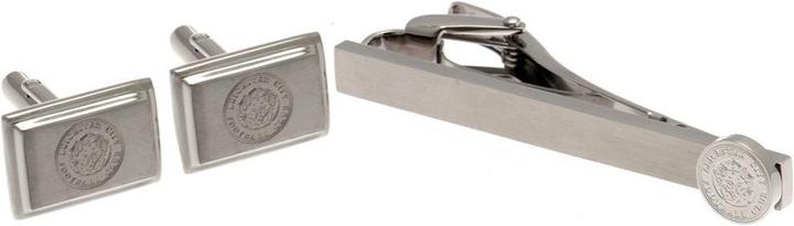 Produktbild Leicester City FC Krawattennadel und Manschettenknöpfe Set (100% Stahl)