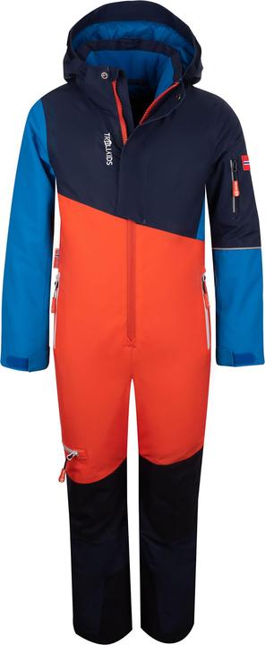 Flame Orange, Medium Blue, Navy