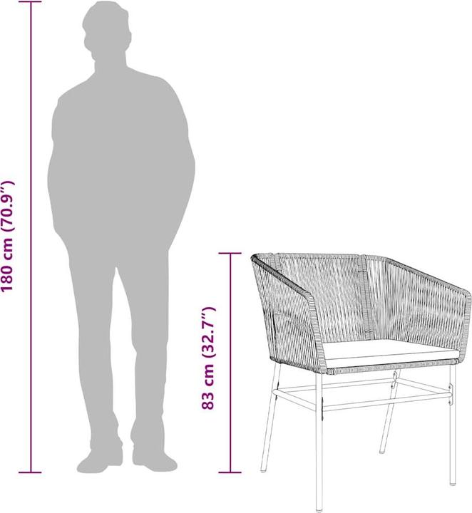 Produktbild vidaXL Garten Essgruppe