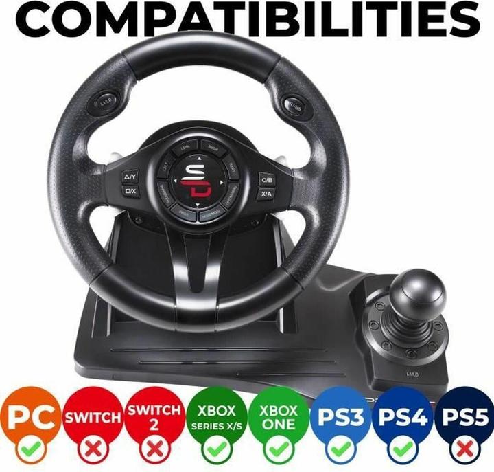 Image du produit Subsonic GS550 (PC, PS3, PS4, Switch, Xbox Series S, Xbox Series X)