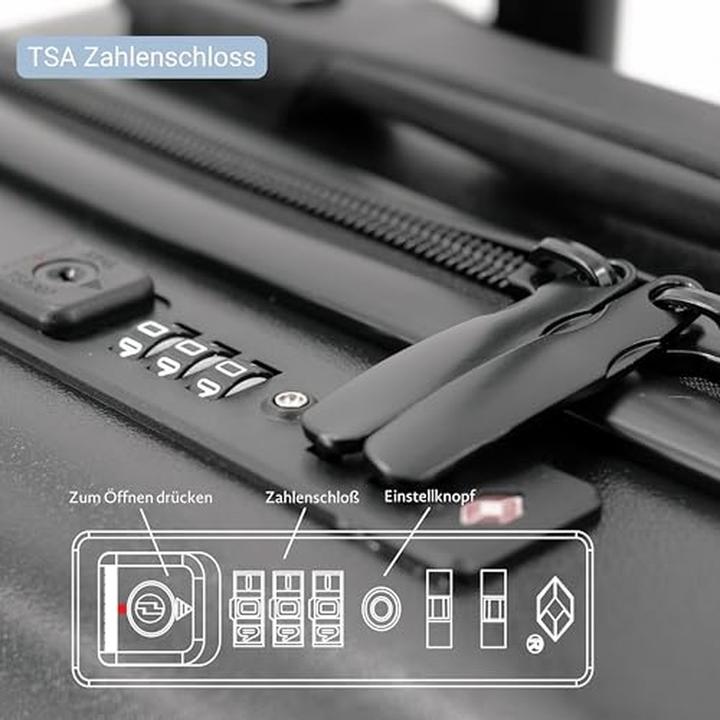 Image du produit JSA Set de trousses de voyage 45610 3pcs noir (90 l)