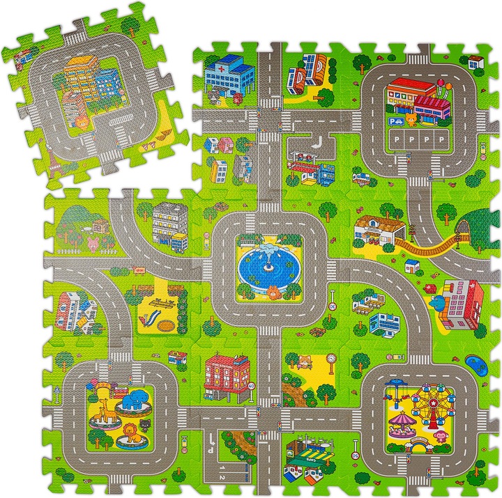 Actual product image Relaxdays Road with animals (31 x 31 x 1 cm)