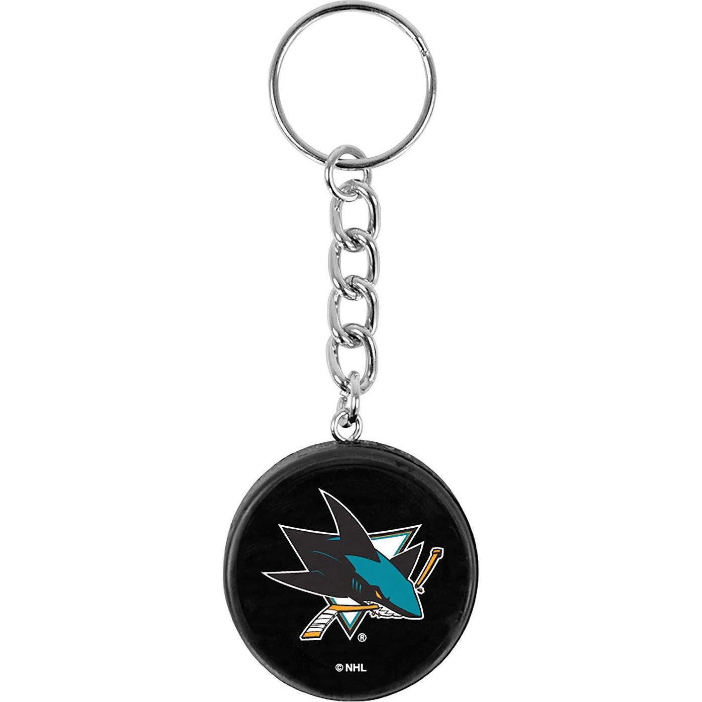 EA Games, Portachiavi, NHL-Puck-Schlüsselanhänger (San Jose Sharks), Nero