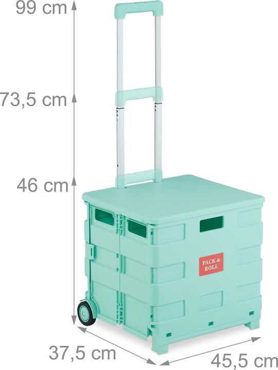 Produktbild Relaxdays Einkaufstrolley