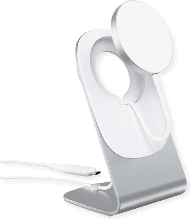 Actual product image Roline Magnet-Induktions-Ladegerät mit Standfuss für Mobilgeräte, 15W (15 W)