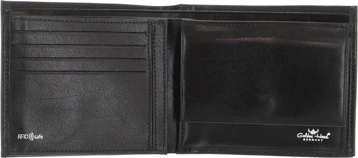 Actual product image Golden Head Colorado wallet RFID leather 12 cm