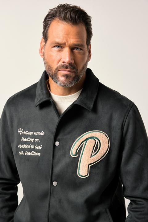 Produktbild JP1880 Blouson, Velours, Brust-Stick, farbige Bündchen, bis 7 XL (XL)