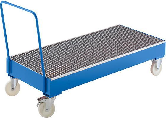 Produktbild kaiserkraft Auffangwanne aus Stahlblech, fahrbar