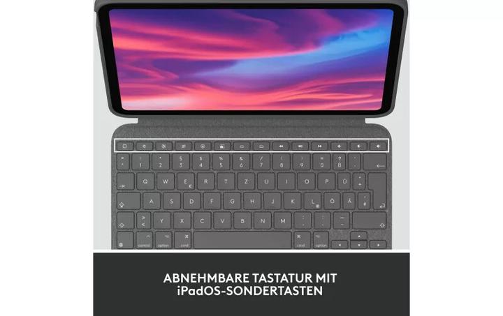 Immagine prodotto Logitech Combo Touch Per Ipad (10a Generazione) (CH, iPad 2022 (10a generazione), iPad 11)