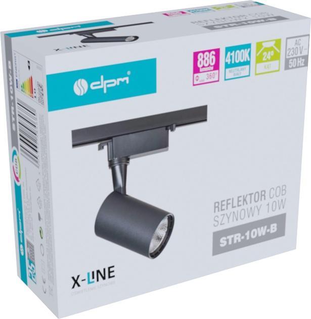 Image du produit SPOTLIGHT STR-10W-B 820LM 4000K BLACK