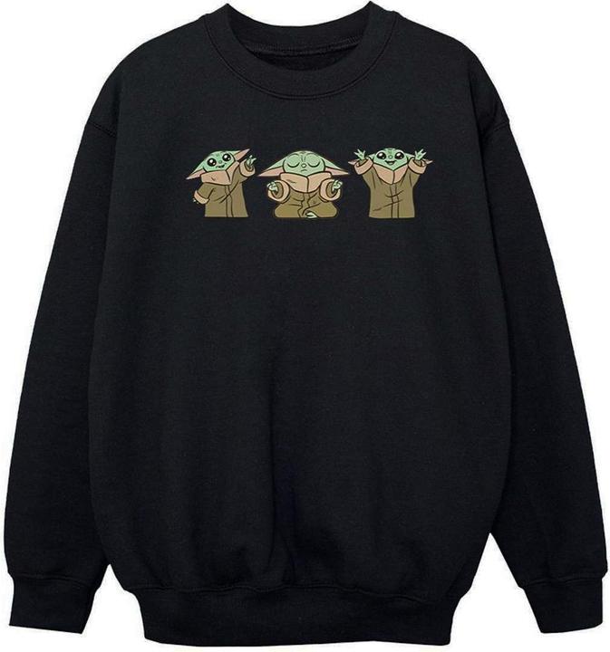 Produktbild Star Wars The Mandalorian Grogu Poses Sweatshirt Mädchen (140, 146)