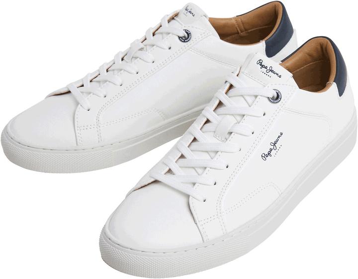 Image du produit Pepe Jeans Herren Sneaker Joe Basic Weiss (44)