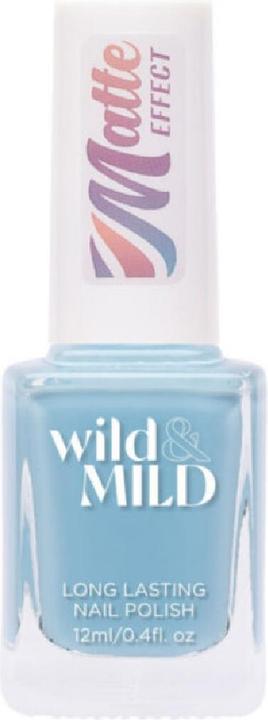 Produktbild Wild & Mild Nagellack Matte Effect MT54 Sanity 12 ml (MT54 Sanity, Farblack)