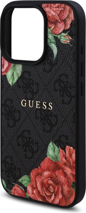 Image du produit Guess GUHMP16XP4ROPEMCK iPhone 16 Pro Max 6.9 noir/black hardcase 4G Flowers Print MagSafe (Apple iPhone 16 Pro Max)