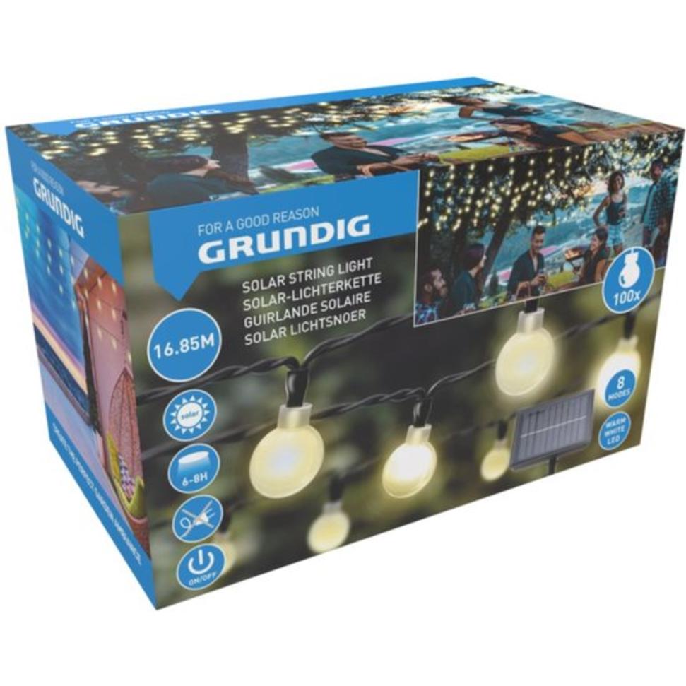 Thumbnail - Grundig, Lichterkette, Solar bulb (16.85 m)