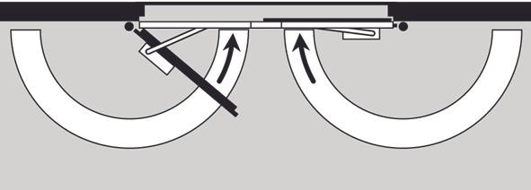 Actual product image Dormakaba Guide rail with closing follower controller GSR Contur Design (Entrance door, French window, Room door, Wooden door, Indoor)