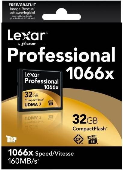 Image du produit Lexar Compact Flash, Professional UDMA7 (32 Go, CF)