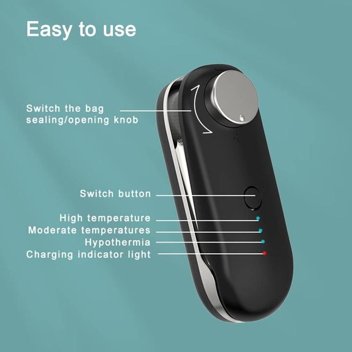 Image du produit Dongker Mini Bag Sealer mit Cutter und USB-Aufladung
