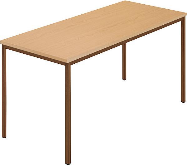 Immagine prodotto kaiserkraft Tavolo rettangolare, tubo quadrato (140 x 70 x 72 cm)