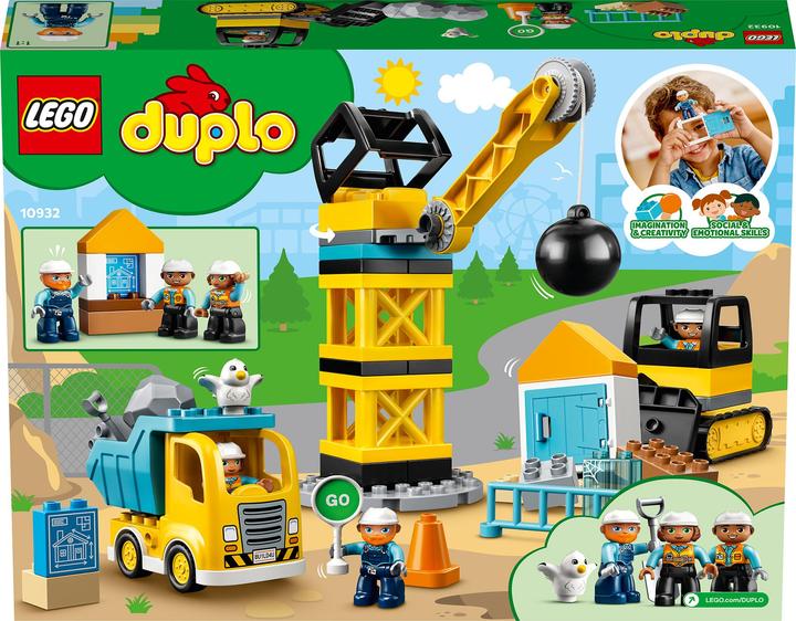 Produktbild LEGO DUPLO Baustelle mit Abrissbirne (10932)