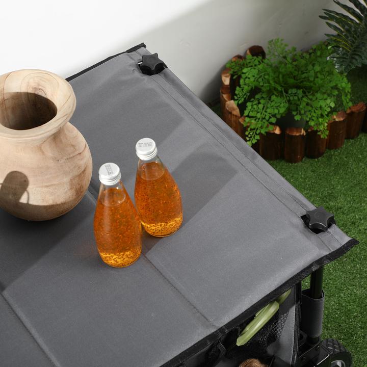 Produktbild Outsunny Bollerwagen mit Seitentaschen