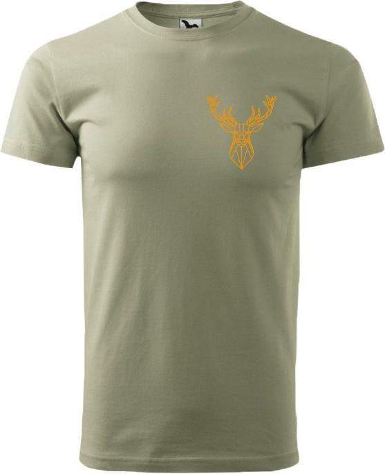 Togo Koszulka męska khaki, jeleń O, S