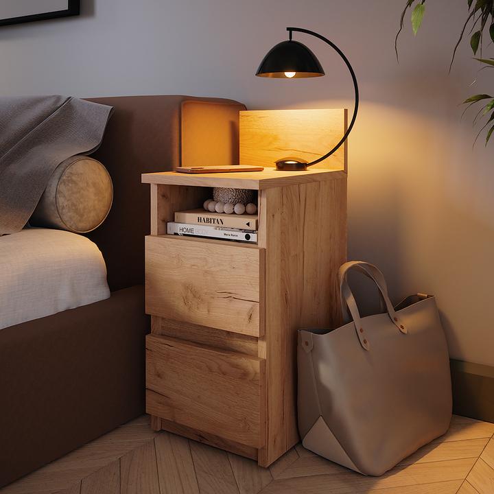 Actual product image Vicco Monty with 2 drawers (25 x 32.30 x 59.10 cm)