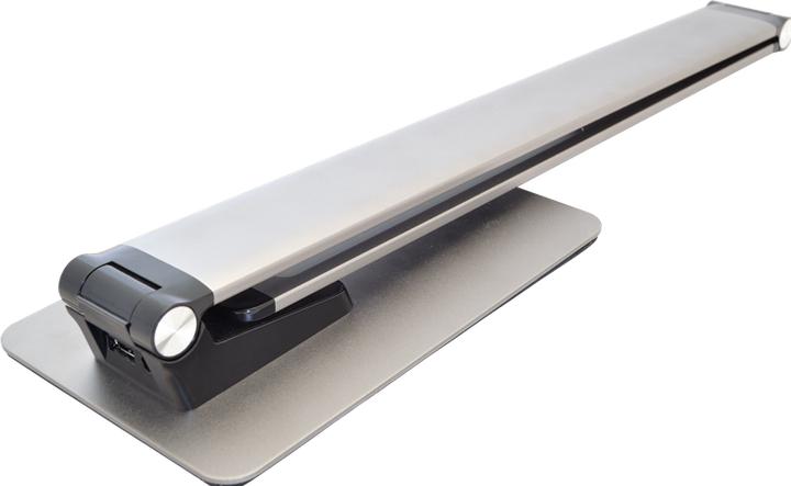 Produktbild Tracon LED Tischleuchte aus Metall mit USB Laden-Ausgang