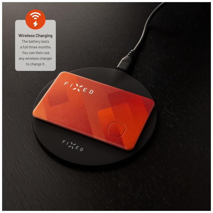Produktbild Fixed FIXTAG-CARD-OR Bluetooth-Tracker Orange (iOS)
