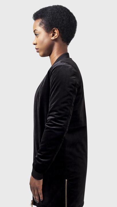 Immagine prodotto Urban Classics Giacca lunga da donna in velluto (S)