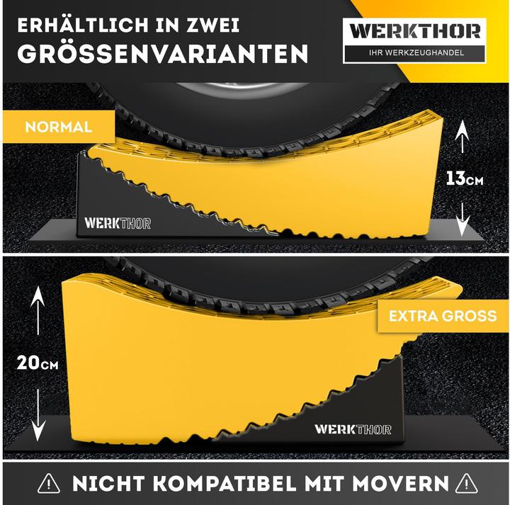 Immagine prodotto Werkthor Innovative Auffahrkeile mit Unterlegmatte