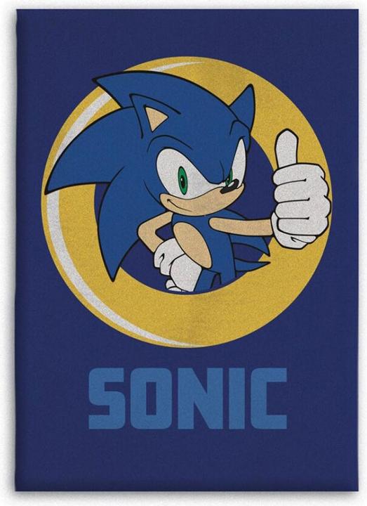 Actual product image Sonic fleece blanket, 100x140cm (140 x 100 cm)