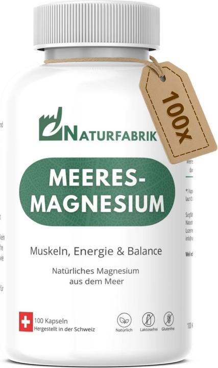 Naturfabrik Meeresmagnesium Kapseln 100 Stk (100 Stück, Kapseln)