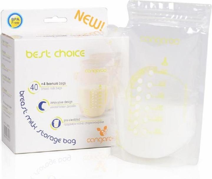 Actual product image Moni Cangaroo milk bag 40 + 4 pieces