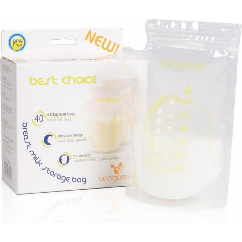 Thumbnail - Moni, Babynahrungsbehälter, Cangaroo Milchbeutel 40 + 4 Stück