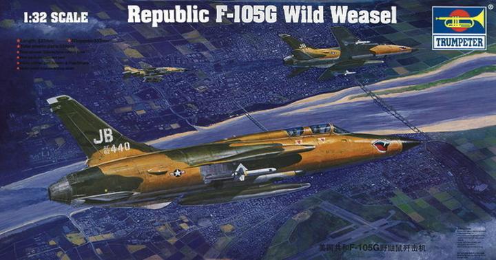 Actual product image Trumpeter Republic F-105 G Wild Weasel