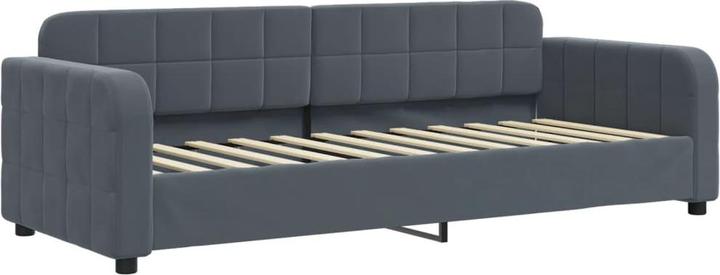 Produktbild vidaXL Tagesbett Ausziehbar mit Schubladen 80 x 200 cm Samt (Bettsofa)