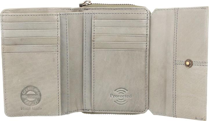 Actual product image Greenland Nature Nature Soft wallet RFID leather 13 cm