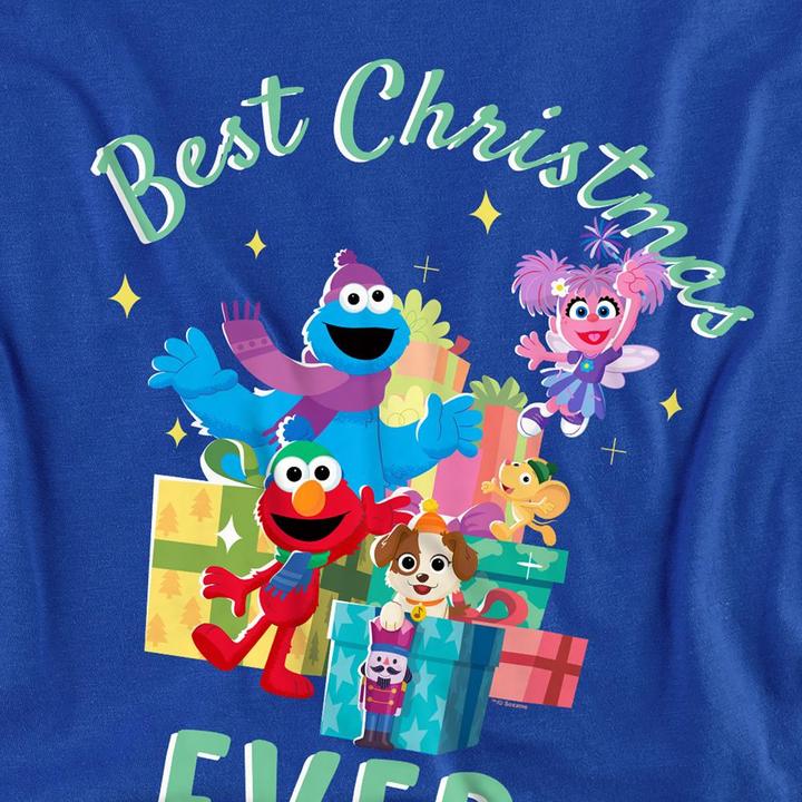 Actual product image Unisex Adult Best Christmas Ever Characters Sweatshirt (S)