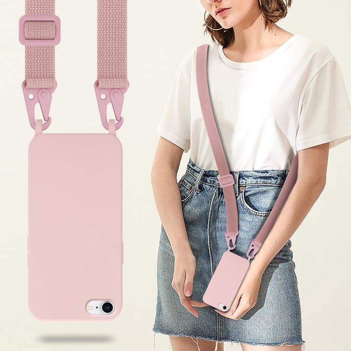 Actual product image Cadorabo TPU Cover Mobile Phone Chain Liquid (Apple iPhone 7, Apple iPhone SE (2nd Gen))