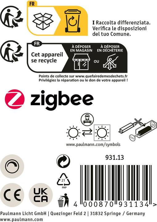 Produktbild Paulmann Aussenwandleuchte Capera (1600 lm, IP44)