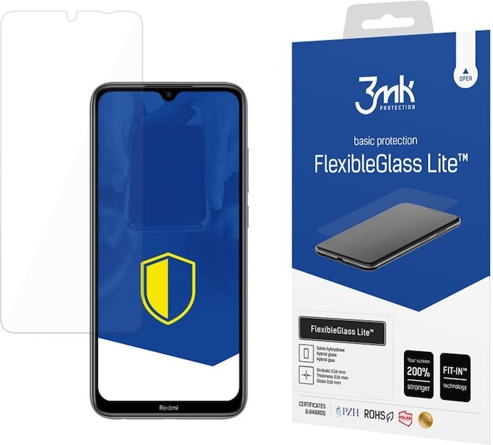 Produktbild 3MK hybrid glass Flexible 2.5D Lite for Xiaomi Redmi Note 8T (1 Stück, Xiaomi Redmi Note 8T)