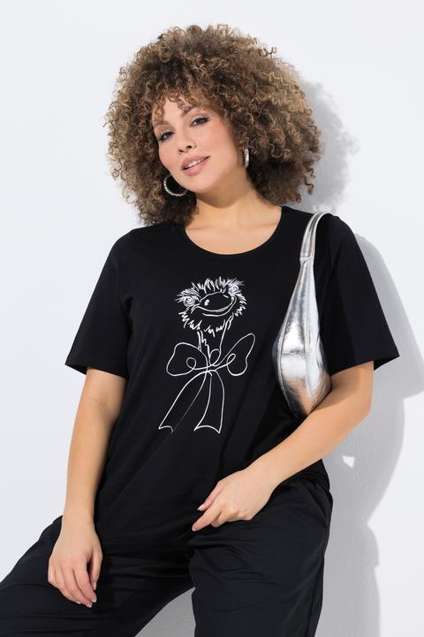 Produktbild Ulla Popken T-Shirt, Strauss, Classic, Rundhals, Halbarm (56)