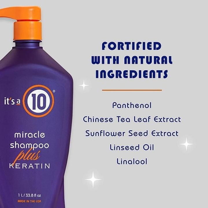 Actual product image It's A 10 Miracle Shampoo 1l (1000 ml, Liquid shampoo)