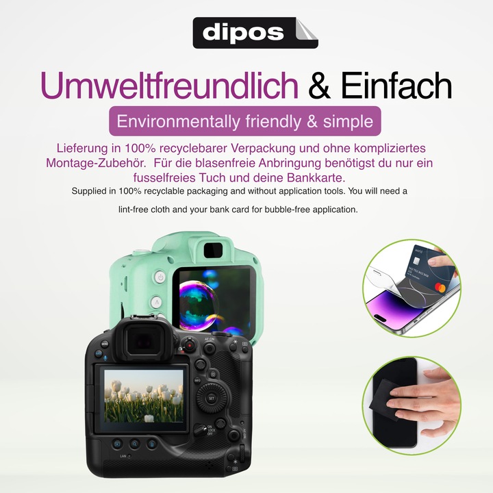Actual product image Dipos Screen Protector Crystalclear for GoPro Hero 4k