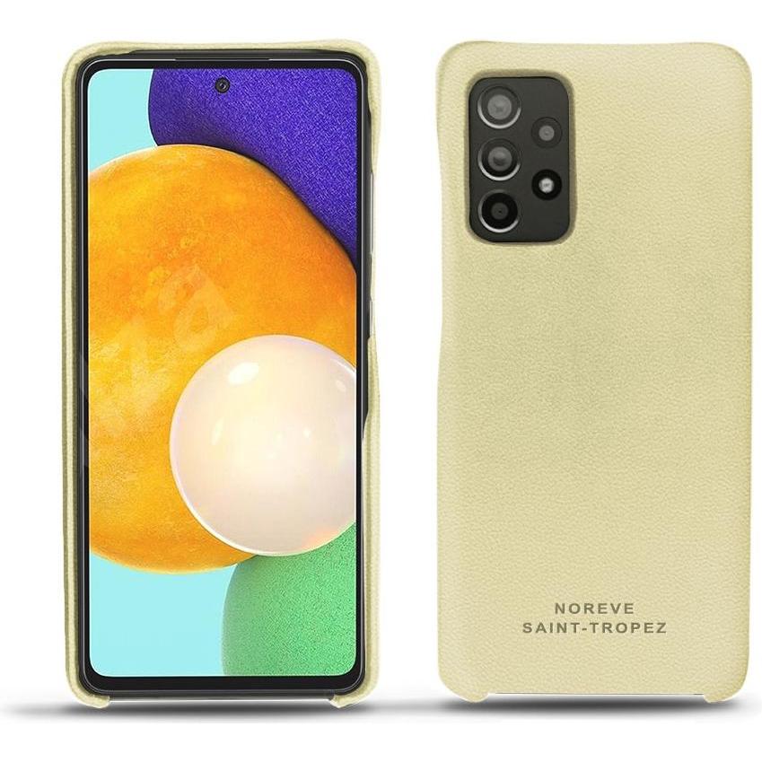 Noreve Lederschutzhülle (Samsung Galaxy A52), Smartphone Hülle, Beige