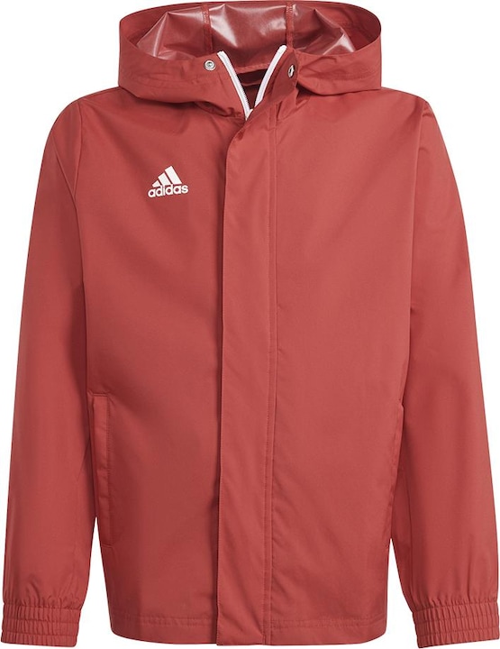 Productafbeelding adidas Kinderjas Entrada 22 All-Weather rood IK4013 (116cm) (116)