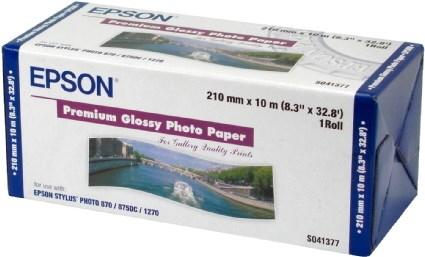 Produktbild Epson Premium Glossy Fotopapier 210mm x 10m (255 g/m², Plotterrollen)